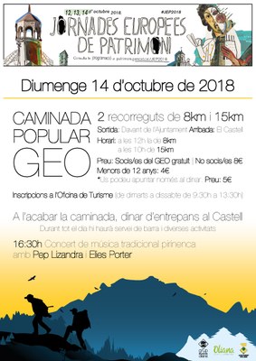 Caminada GEO a Oliana