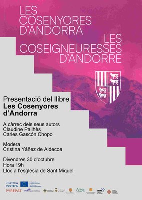 Claudine Pailhès i Carles Gascón presenten a la Seu d'Urgell un llibre dedicat a les cosenyores d'Andorra