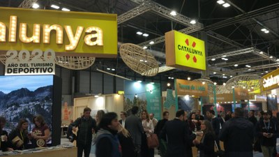 Estand de Turisme de Catalunya al Fitur 2020 (Foto: Diputació de Lleida)