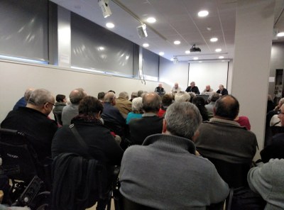 Assemblea de jubilats d'Endesa, a Tremp (Foto: ACN)