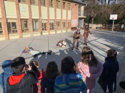 Els minairons a l'escola de Castellciutat