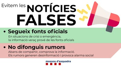 Avís dels Mossos d'Esquadra