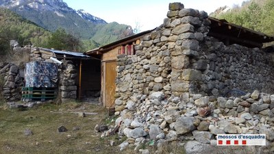 Edificació il·legal detectada dins dels límits del Parc Natural Cadí-Moixeró