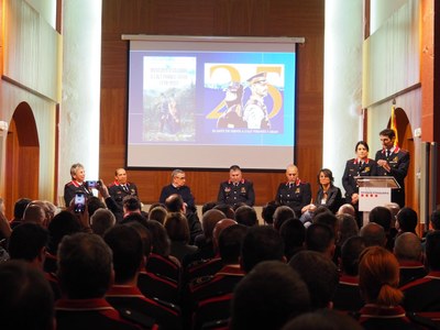 Acte commemoratiu, a la Seu d'Urgell, del 25è aniversari del desplegament dels Mossos d'Esquadra a l'Alt Pirineu i Aran