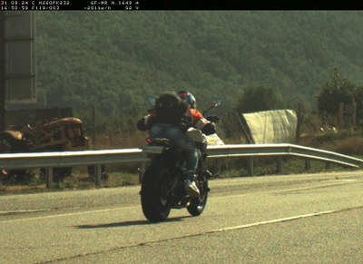 Radar a l'N-260 que va captar el motorista implicat