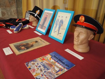 Mostra d'objectes històrics del Cos de Mossos d'Esquadra
