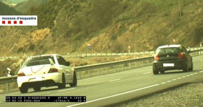 Mossos - Cotxe Radar Prullans