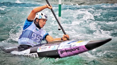 Maialen Chourraut, als entrenaments dels Mundials 2018 (@MChourraut)