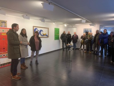 Mostra 'Els paper d'en Mallol', a la Sala La Cuina de la Seu d'Urgell (Foto: Susi Sánchez)