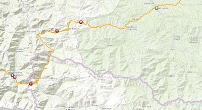 Tram final de la 16a etapa del Tour 2018 (letour.fr)