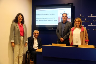 Presentació del projecte de pressupostos 2023 de la Diputació de Lleida (Foto: ACN)