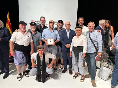Els Raiers de Coll de Nargó reben la Creu de Sant Jordi (Foto: Delegació del Govern a l'Alt Pirineu i Aran)