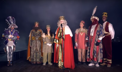 Missatge dels Reis d'Orient a la seva arribada a la Seu d'Urgell, aquesta matinada passada