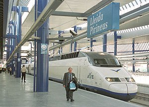 Estació de l'AVE a Lleida