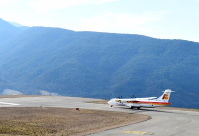 Vol a l'aeroport de la Seu d'Urgell