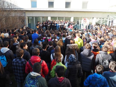 Acte en record de la Sara Guillermo Huerta a l'IES Joan Brudieu de la Seu d'Urgell