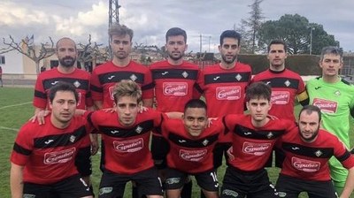 Alineació del Coll de Nargó a Albesa (Foto: CF Coll de Nargó)