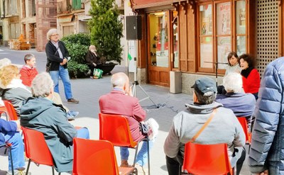 Xerrada d'En Comú Podem a la Seu sobre la reforma laboral (Foto: ECP Alt Pirineu)