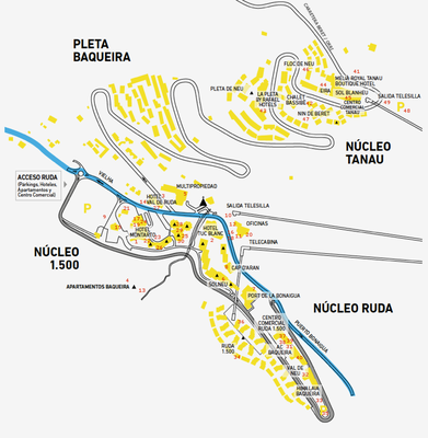Baqueira 1500 (Mapa: Baqueira Beret)