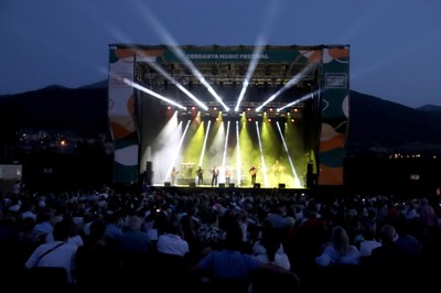 Actuació dels Gipsy Kings al Cerdanya Music Festival, que es duu a terme a Alp (Foto: ACN)
