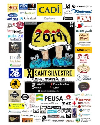 Cartell de la Sant Silvestre la Seu 2019