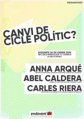 Debat d'Endavant a la Seu d'Urgell