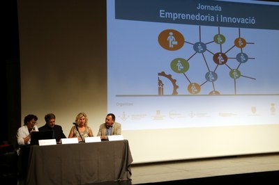 Inauguració de la Jornada Emprenedoria i Innovació, a Tremp (Foto: ACN)