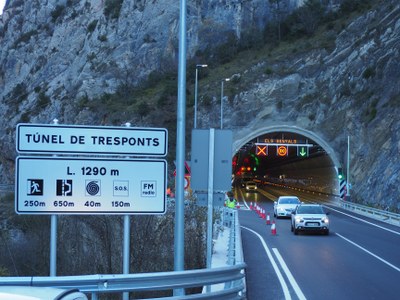Obertura del túnel de Tresponts 