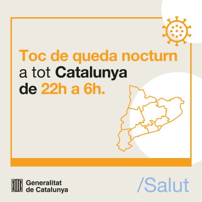 Toc de queda nocturn a Catalunya