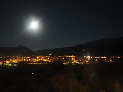 La Seu d'Urgell de nit (Foto: arxiu)
