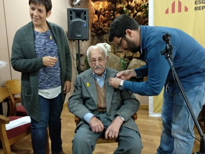 Homenatge d'ERC a Francesc Pons (Foto: ERC)