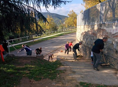 Neteja al camí de la Palanca, organitzada per ERC La Seu