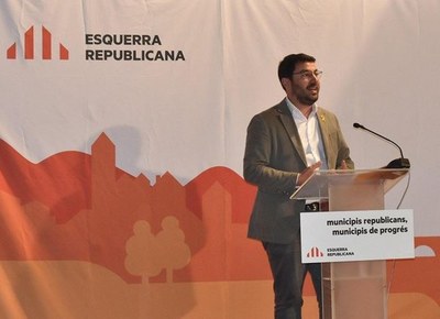 Francesc Viaplana, president de la Federació Regional d'ERC a l'Alt Pirineu i Aran