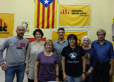 Membres de l'executiva local d'ERC a la Seu