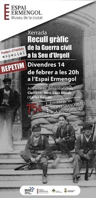 Espai Ermengol - Cartell de la xerrada sobre la Guerra Civil 
