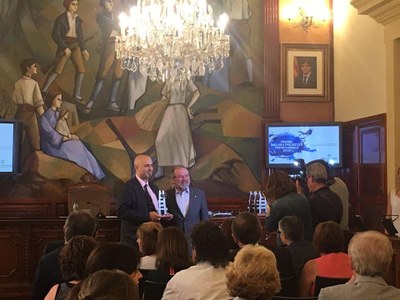 David Isern recull el Premi a la Responsabilitat Social Corporativa