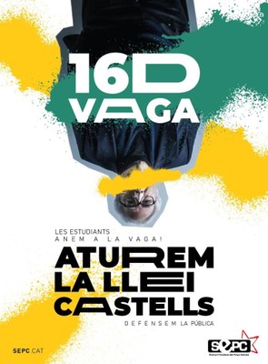 Cartell de la convocatòria de vaga