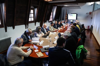 Reunió del Consell Rector de l'IDAPA, a la Seu d'Urgell (Foto: Dep. Territori)