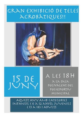Teles acrobàtiques - Cartell exhibició 2014