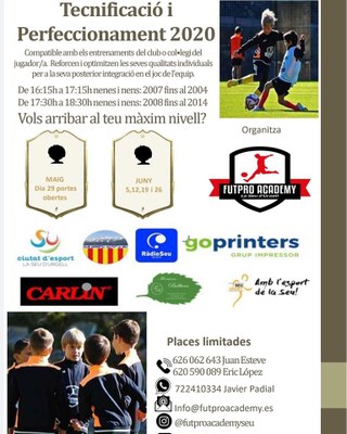 Jornades de tecnificació i perfeccionament de Futpro Academy