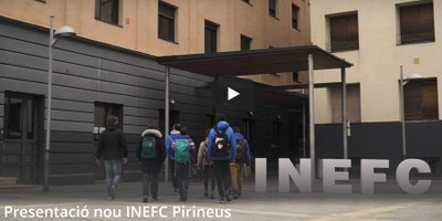 Fragment del vídeo promocional dels nous estudis d'INEFC Pirineus a la Seu d'Urgell