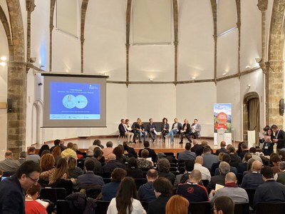 Primer Congrés Interpirinenc de Mitjans de Proximitat, a la Sala de Sant Domènec de la Seu