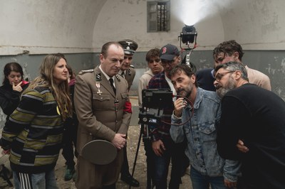 Rodatge de la pel·lícula 'Boris I, l'estafador que va ser rei' (Foto: Qucut Producció)
