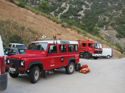 Bombers - Rescat parapentista