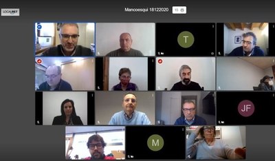 Reunió telemàtica entre representants d'FGC i la Mancomunitat de Municipis per a la Promoció de l'Esquí Nòrdic (@jorfabrega)