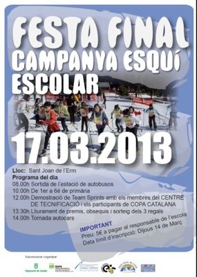 Esquí Nòrdic - Festa del final de la campanya escolar