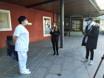 Gravació d'un vídeo durant el confinament