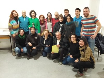 Entitats que rebran ajuts de la campanya "Diners al carrer" (Foto: CUP La Seu)