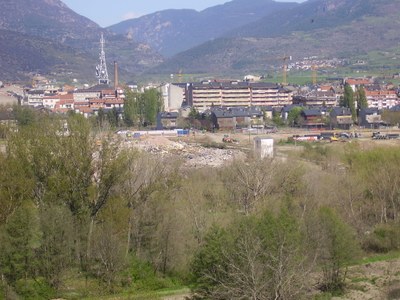 Final de l'enderroc de Frigorífics Valira