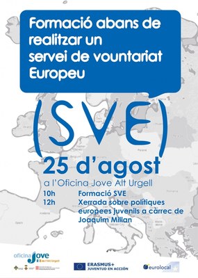 OJAU - Curs Servei de Voluntariat Europeu (Cartell)